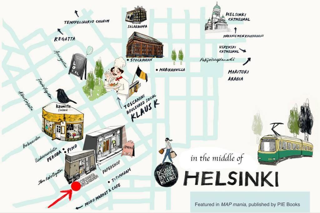 Scandinavian 2-Rooms Apartment City Center Helsinki Extérieur photo